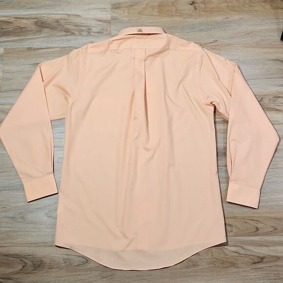 🔹️NWT Van Heusen Mango Button Wrinkle Free Long Sleeve Shirt Medium - Picture 2 of 12